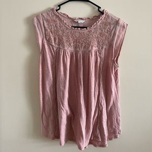 Lucky Brand Sleeveless Top - Pink